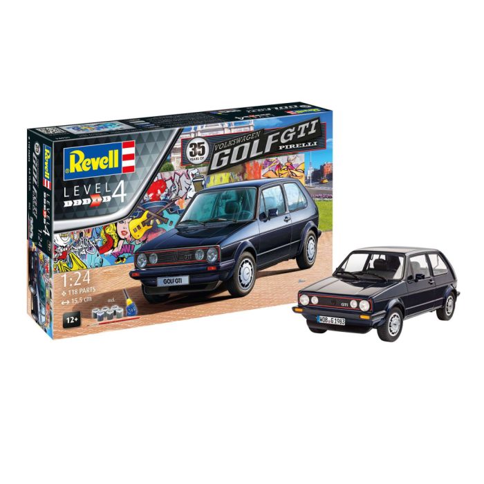 Revell Revell 35 Years VW Golf 1 GTi Pirelli ajándékszett 1:24 makett autó (05694)