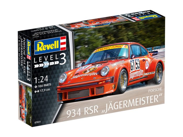 Revell Revell Porsche 934 RSR Jagermeister makett 1:24 makett autó (07031)