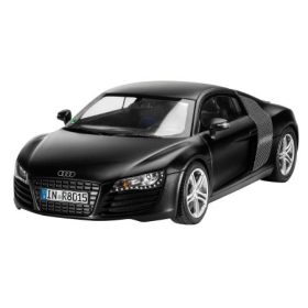Revell Revell Audi R8 black 1:24 makett autó (07057)