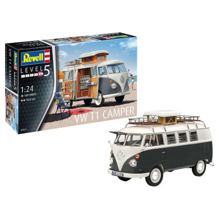 Revell VW T1 Camper 1:24 makett autó (07674)