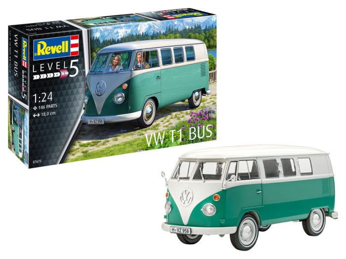 Revell Revell VW T1 Bus 1:24 makett autó (07675)