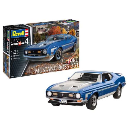 Revell 71 Mustang Boss 351 makett autó (07699)