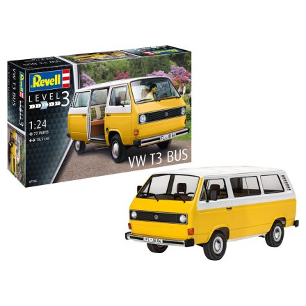 Revell VW T3 Bus 1:25 makett autó (07706)