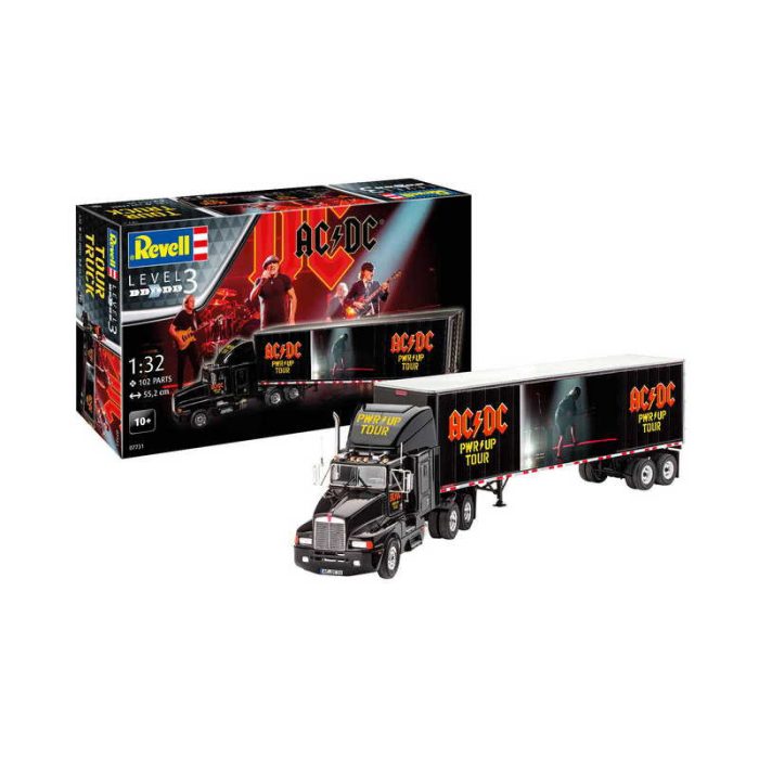 Revell Revell AC/DC Tour Truck Power Up 1:32 makett kamion (07731)