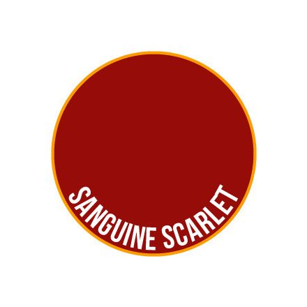 Two Thin Coats Sanguine Scarlet