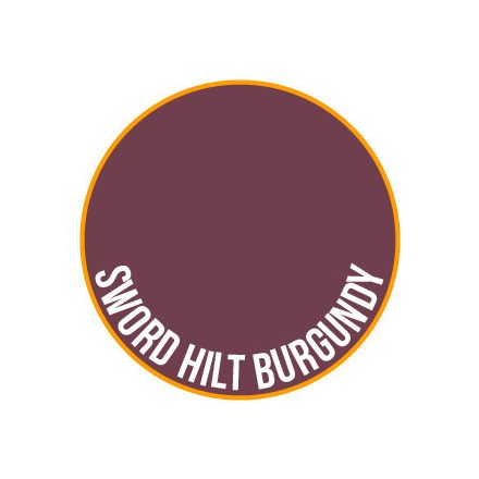 Two Thin Coats Sword Hilt Burgundy