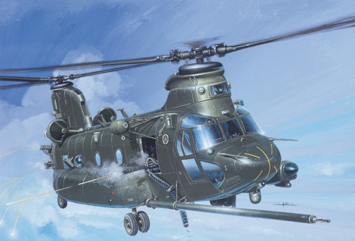 Italeri Italeri MH-47 ESOA Chinook 1:72 makett helikopter (1218)