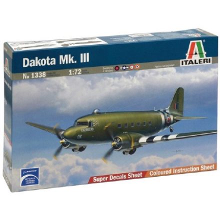Italeri Aircraft DAKOTA Mk. III.  1:72 makett repülő (1338)
