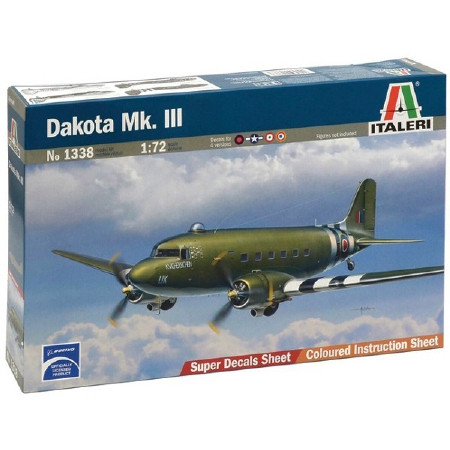 Italeri Aircraft DAKOTA Mk. III.  1:72 makett repülő (1338)