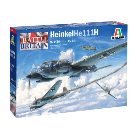 Italeri He 111 H-6  1:72 makett repülő (1436s)