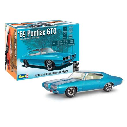 Revell 69 Pontiac GTO The Judge 2N1 makett autó (14530)