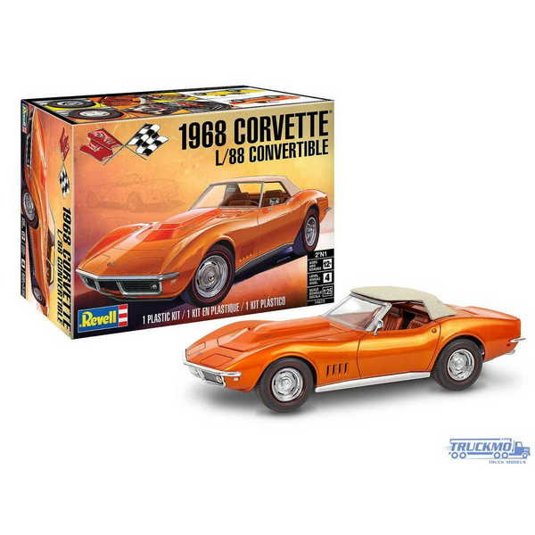 Revell Revell - 68 Corvette L-88 Roadster 2in1 1:25 (14572) makett autó