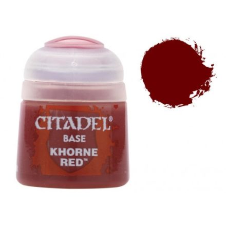 Citadel Colour BASE: Khorne Red (12ML)