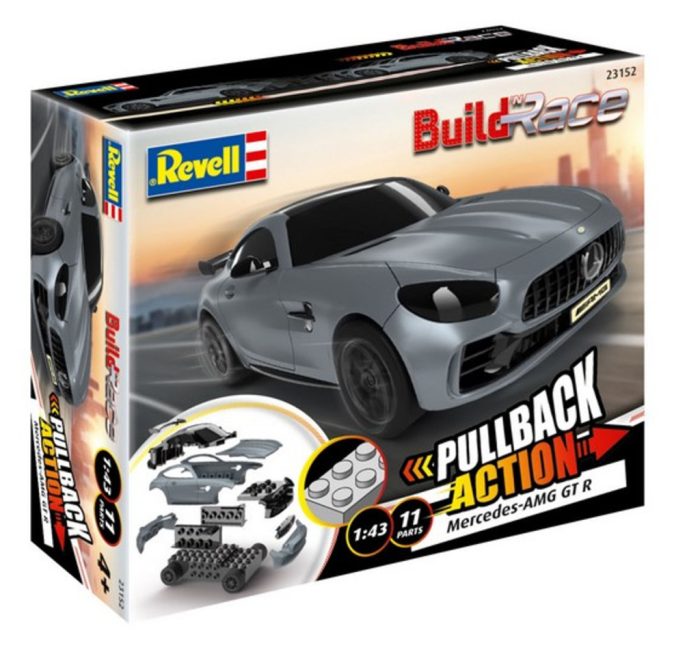 Revell Revell Build n Race Mercedes-AMG GT R, szürke 1:43 (23152)