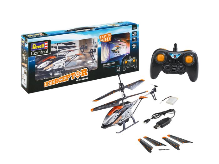 Revell Control Revell Control Helicopter Interceptor Anti Collision (23817 R) Távirányítós jármű