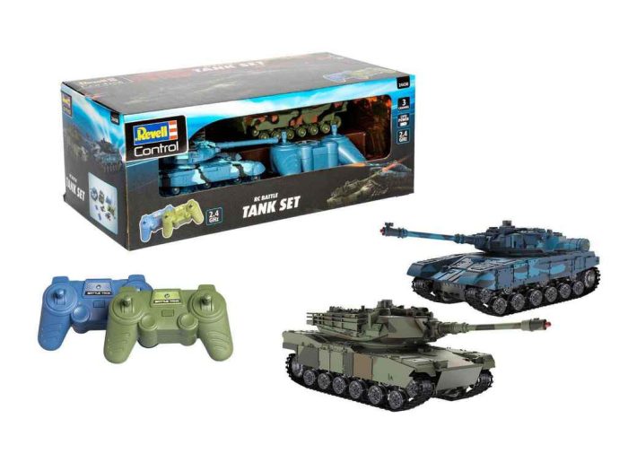 Revell Control Revell Control Battle Set Battlefield Tanks (24438) Távirányítós jármű