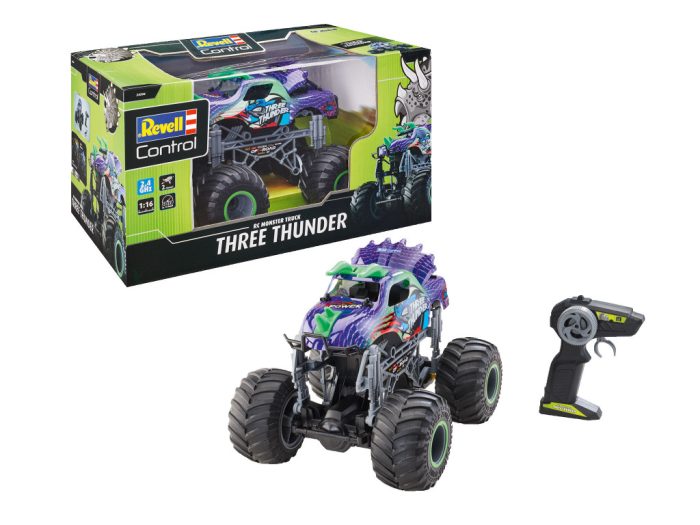 Revell Control Revell Control Dino Monster Truck Three Thunder (24556 R) Távirányítós jármű