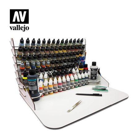 Vallejo Paint diplay and work station (50x37cm) with vertigal storage