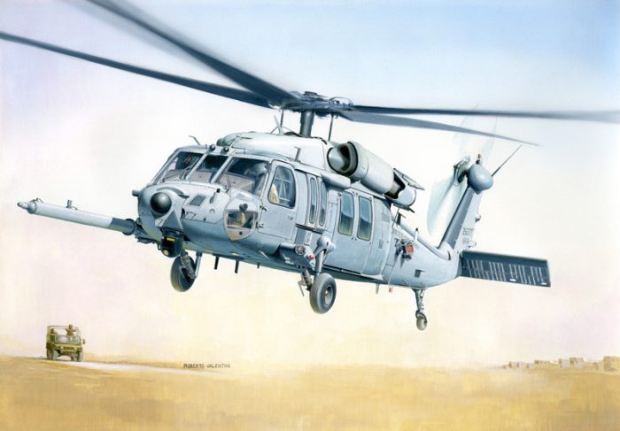 Italeri Italeri MH-60K Blackhawk SOA 1:48 makett helikopter (2666)