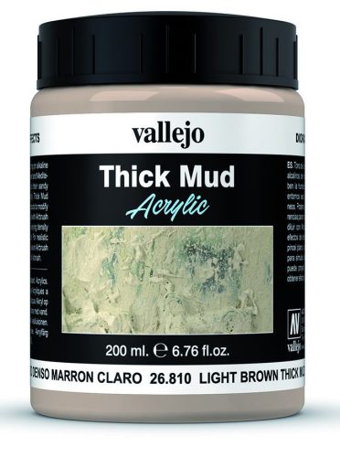 Vallejo Light Brown Mud Weathering Effect 26810