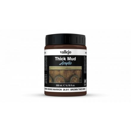 Vallejo 26811 Diorama Effects - Brown Thick Mud