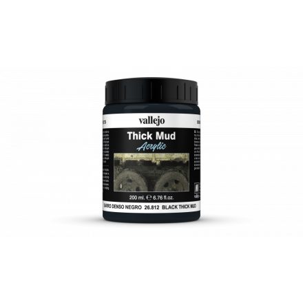 Vallejo 26812 Diorama Effects - Black Thick Mud