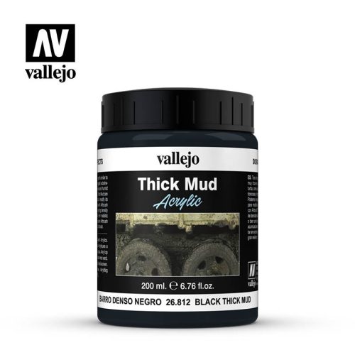 Vallejo Black Mud Weathering Effect 26812