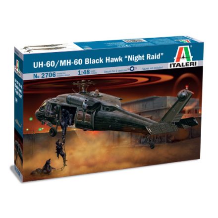 Italeri UH-60/MH-60 Night Raid  1:48 makett helikopter (2706s)