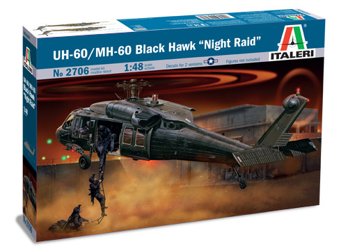 Italeri Italeri UH-60/MH-60 Night Raid  1:48 makett helikopter (2706s)