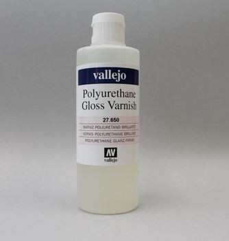 Vallejo Polyurethane Gloss Varnish 200ml poliuretán fényes lakk 27650