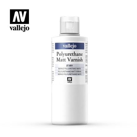 Vallejo 27651 Polyurethane Varnish - Matt Varnish 200 ml.
