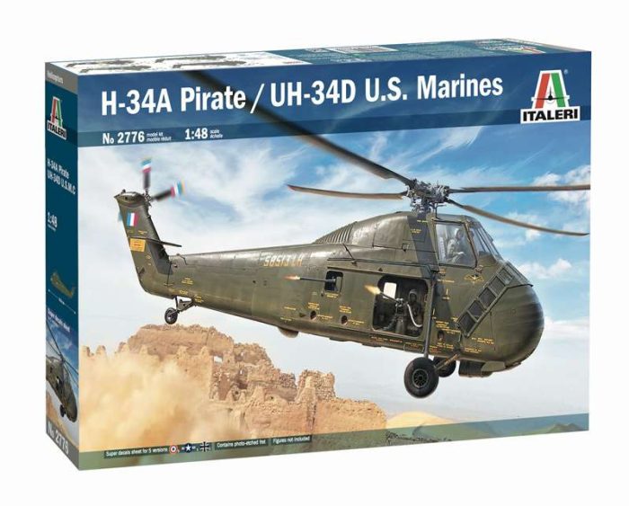 Italeri Italeri H-34A Pirate / UH-34D U.S.M.C  1:48 makett helikopter (2776s)
