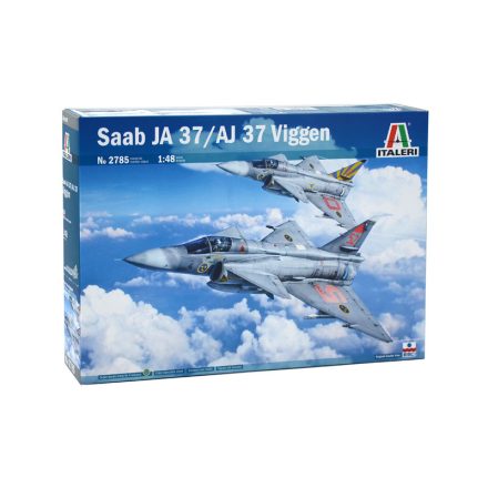 Italeri SAAB JA 37 / AJ 37 Viggen  1:48 makett repülő (2785s)