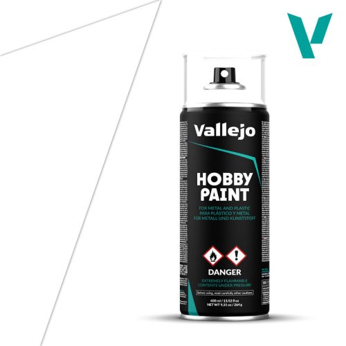 Vallejo Surface Primer alapozó spray fehér 400 ml 28010