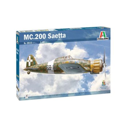 Italeri Macchi Mc.200 1a serie  1:48 makett repülő (2815s)