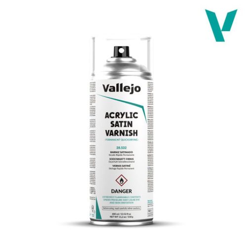 Vallejo akril félfényes lakk spray 400 ml 28532