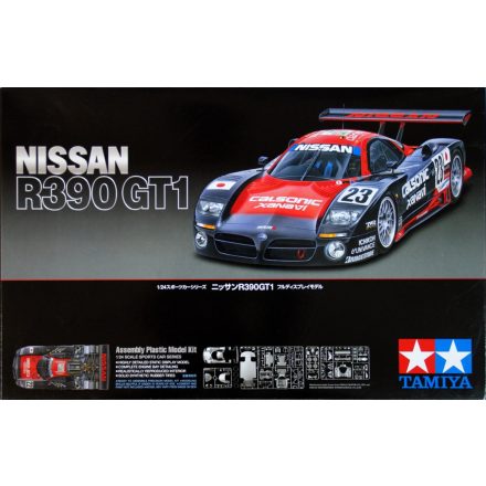 Tamiya Nissan R390 GT1  1:24 makett autó (300024192)