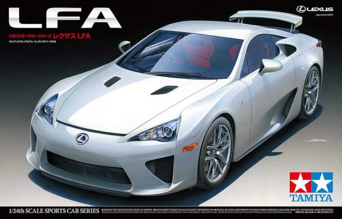Tamiya Tamiya - 1:24 Lexus LFA V10 SV m. PE (300024319 T)