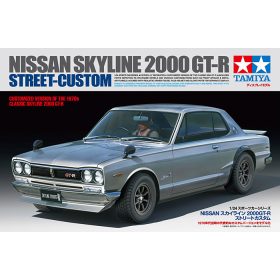   Tamiya Tamiya Nissan Skyline 2000 GT-R Street-Custom  1:24 makett autó (300024335)
