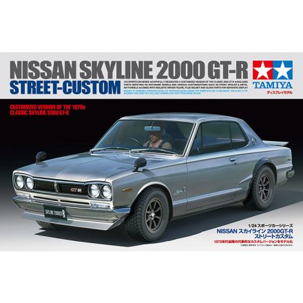 Tamiya Nissan Skyline 2000 GT-R Street-Custom  1:24 makett autó (300024335)