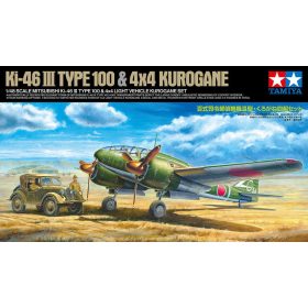   Tamiya Tamiya - 1:35 JPN Mitsubishi Ki-46 III Type 100 & 4X4 Light Vehicle Kurogane Set (300025217 T)