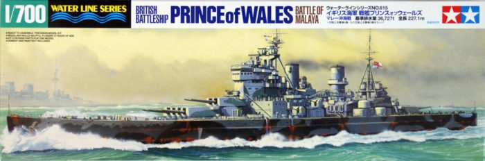 Tamiya Tamiya British BattleShip Prince of Wales Battle of Malaya  1:700 makett hajó (300031615)