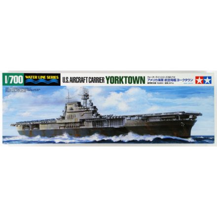 Tamiya US Aircraft Carrier YORKTOWN  1:700 makett hajó (300031712)