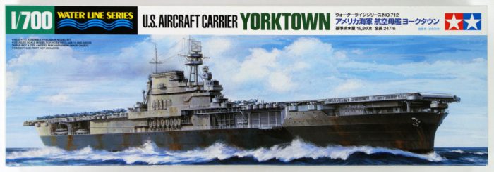 Tamiya Tamiya US Aircraft Carrier YORKTOWN  1:700 makett hajó (300031712)