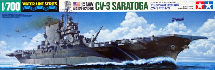 Tamiya Tamiya US Navy Aircraft Carrier CV-3 Saratoga  1:700 makett hajó (300031713)