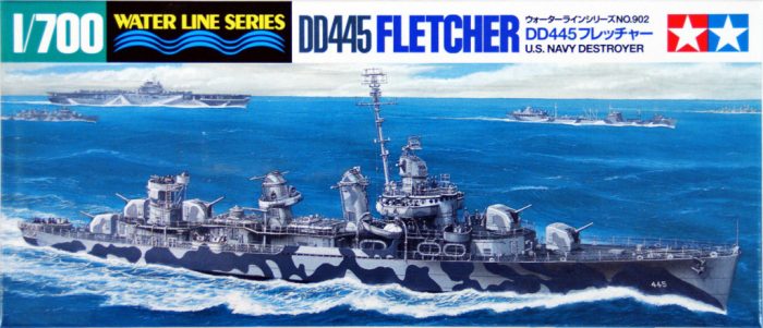 Tamiya Tamiya US Navy Destroyer DD445 Fletcher  1:700 makett hajó (300031902)