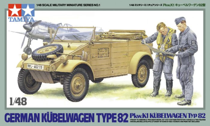 Tamiya Tamiya Kuebelwagen Type 82  1:48 makett harcjármű (300032501)