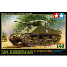   Tamiya Tamiya US Medium Tank M4 SHERMAN Early Production  1:48 makett harcjármű (300032505)