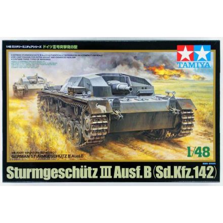Tamiya Sturmgeschutz III Ausf.B 1:48 makett harcjármű (300032507)