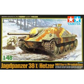   Tamiya Tamiya Tank Destroyer Hetzer Mid Production  1:48 makett harcjármű (300032511)